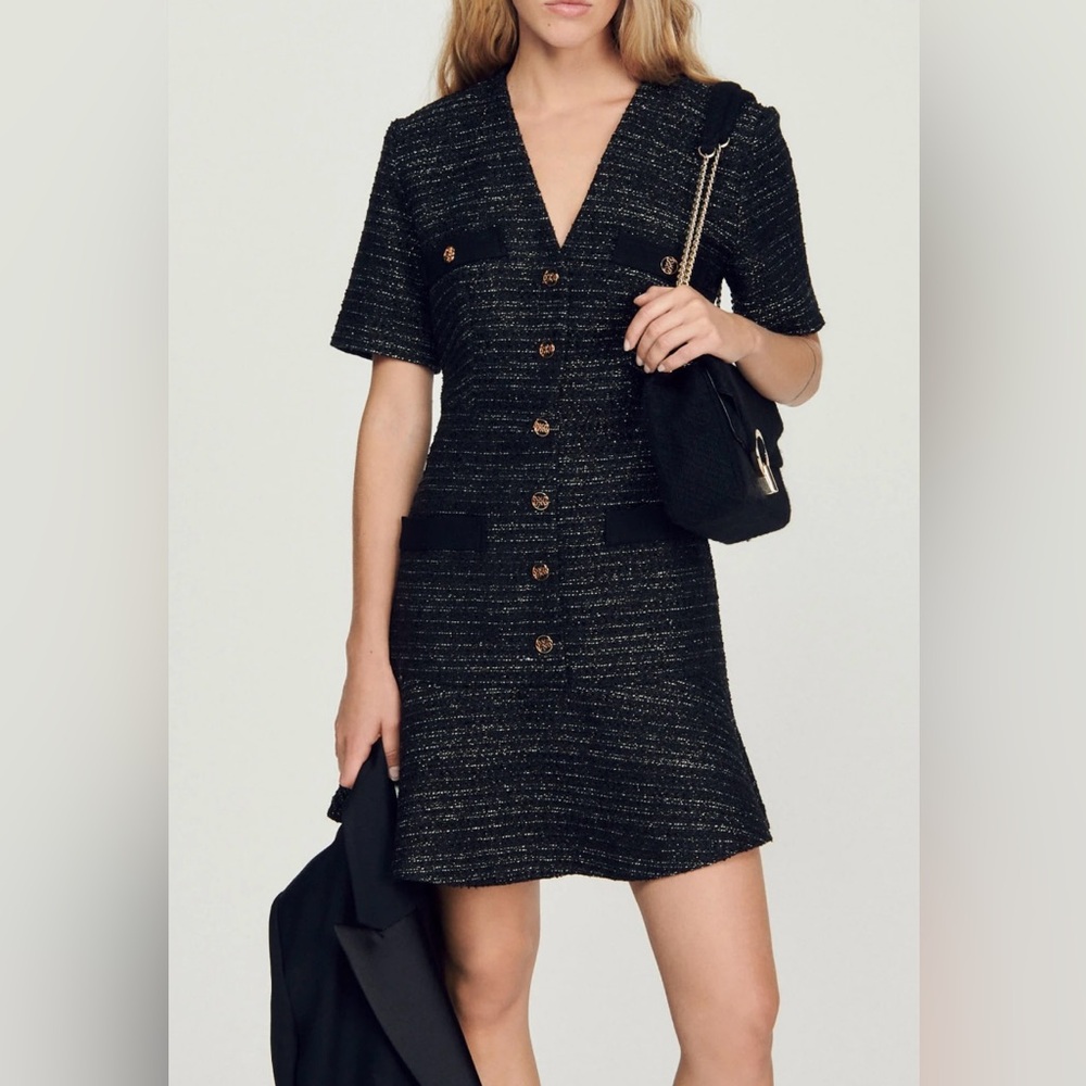 Sandro tweed dress - Picture 6 of 7